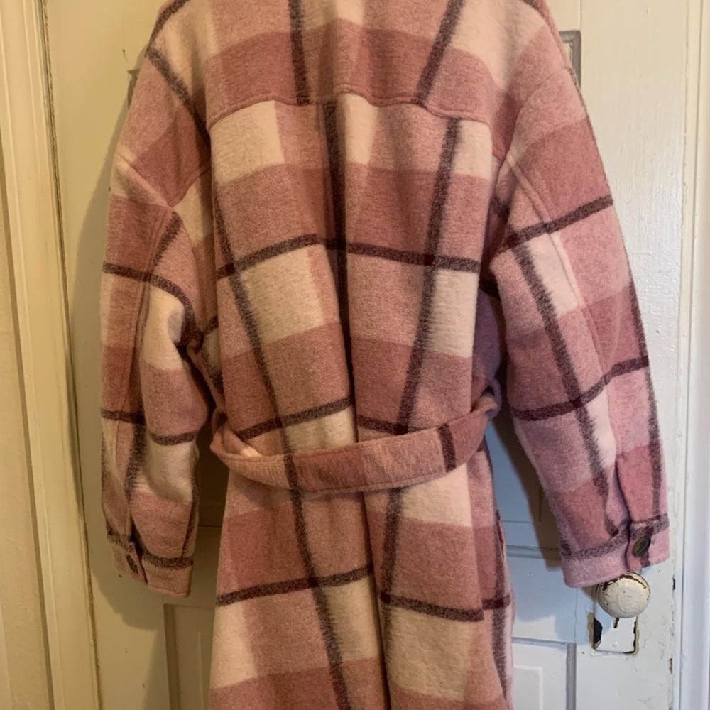 Pink plaid jacket - Picture 3 of 6